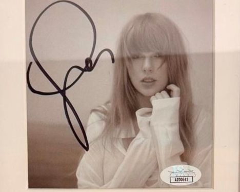 Taylor Swift Custom Framed & Signed CD Insert (The Tortured Poets Department) - JSA COA #01